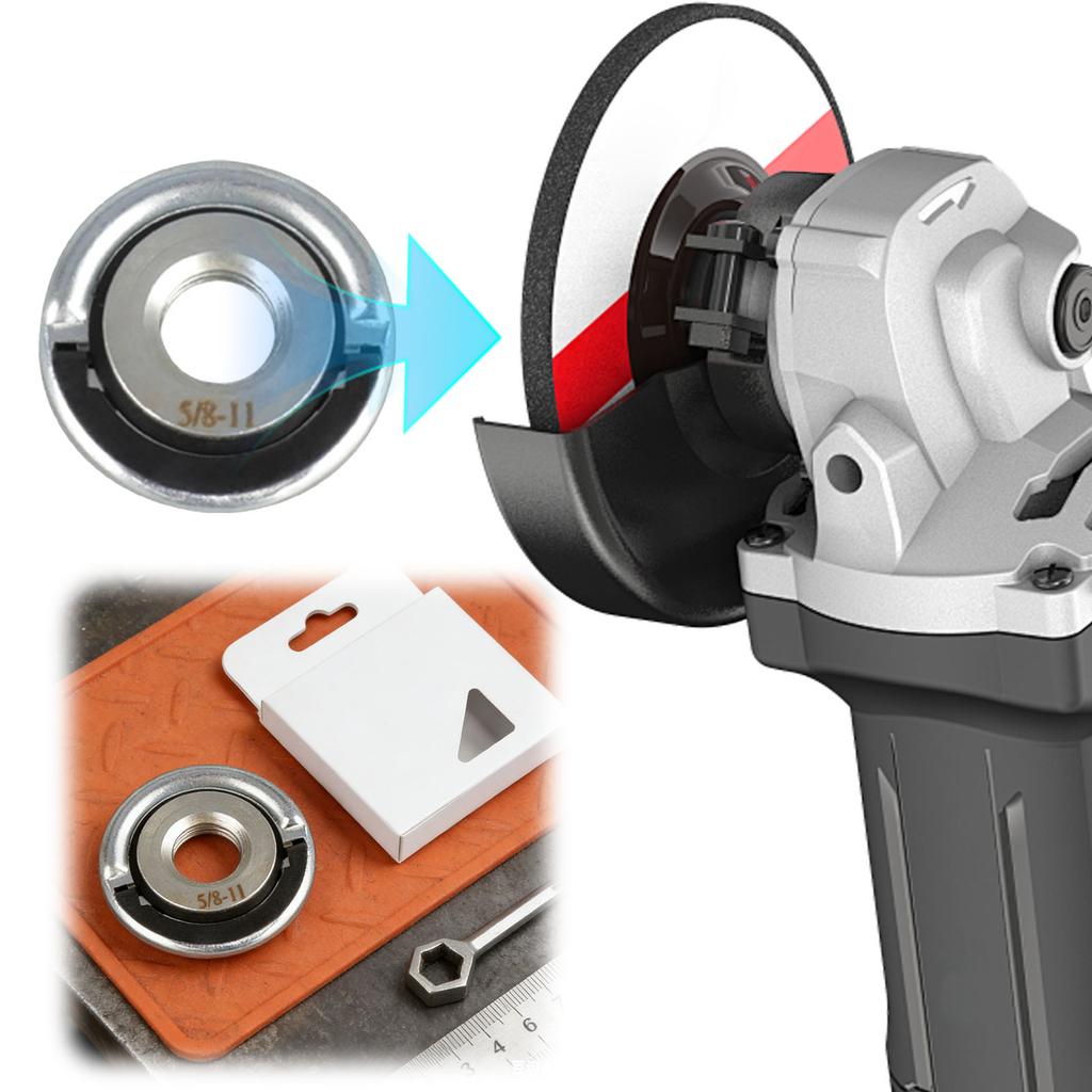 M14 Thread Angle Grinder Flange Nut No Wrench Required Quick Release Locking Nut for Replacement/Fixing Cutting Discs