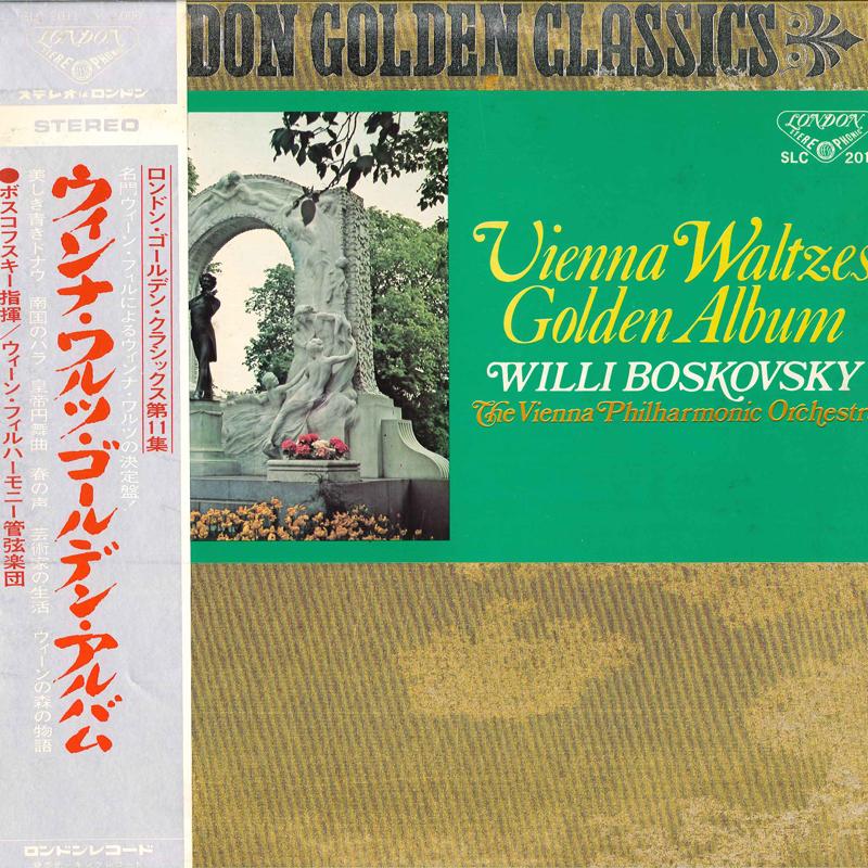 LP Record WILLI BOSKOVSKY / VIENNA PHILHARMON - Vienna Waltzes Golden Album SLC2011 KING Japan Obi Classical Used