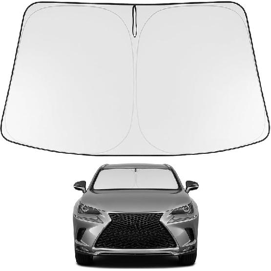 Proadsy 2025 Upgrade Front Windshield Sun Shade Foldable RAV4 Sunshade Protector Fit -2025 RAV-4 SUV Crossover, TRD Off-Road, LE XLE Premium Limited
