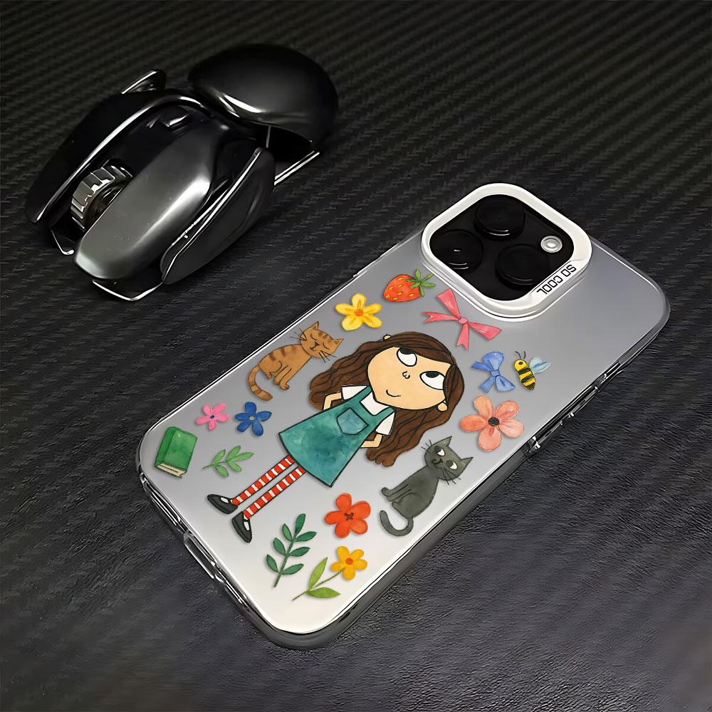 Cartoon Charlie and Lola Phone Case for Xiaomi Redmi Note 7 8 9 9S 10 11 12 13 14 15 Pro Plus 4G 5G Anti Fall Matte Back Cover