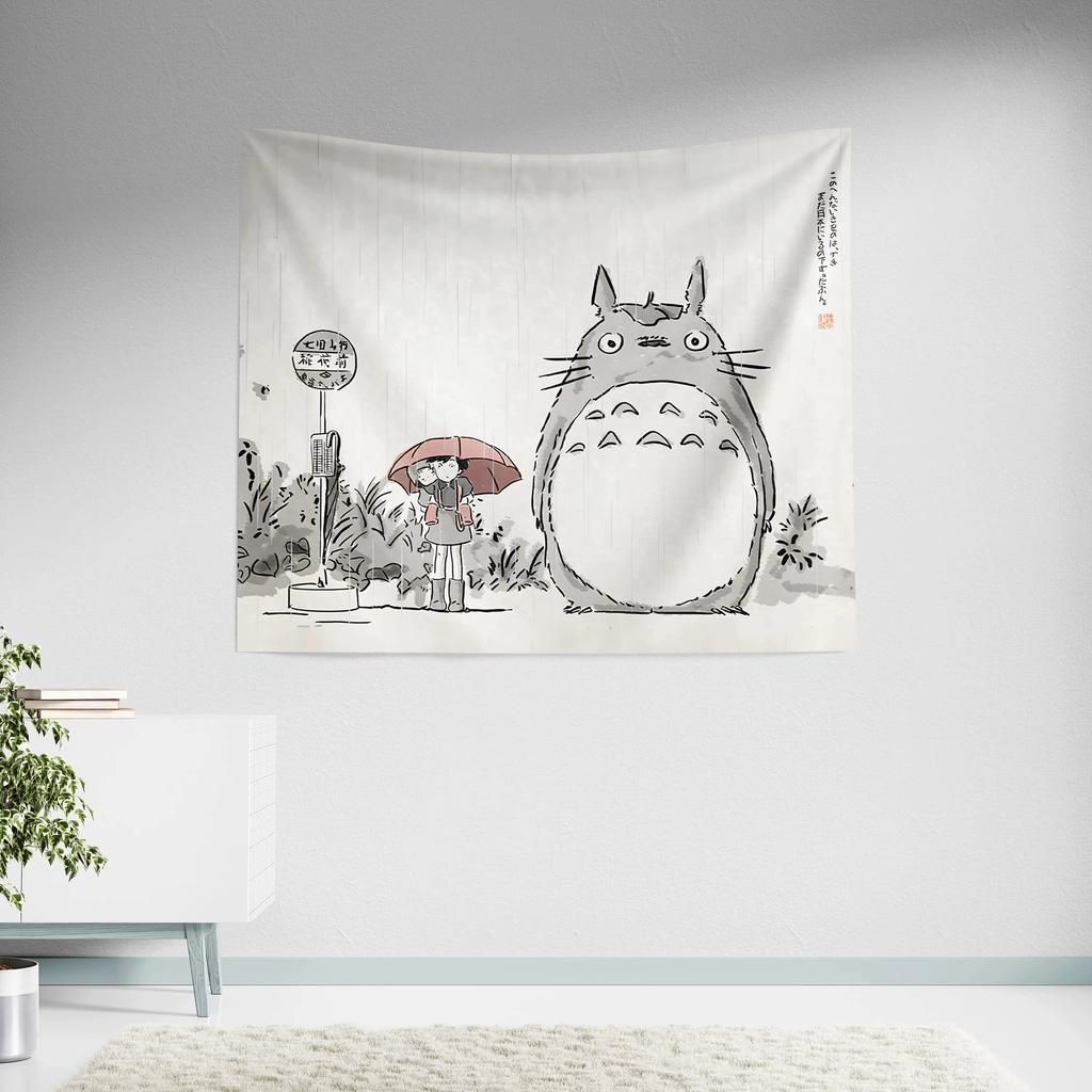 Calda e Curativa Disegnata a Mano Classico Anime Giapponese Unico Arazzo Decorazione da Parete Arte da Parete Esposizione per la Casa Regalo