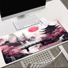 1PC Custom Name "Cherry Blossom Serenity" Mouse Pad, Keyboard and Mouse Desk Pad, for Computer Notebook  Birthday Gift For Any Room Or Office