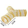 Hot Foldable Cat Tunnel Tube Interactive Fun Kitty Training Toy Boredom Buster for Puppy Kitten Pet Supplies Cat Accessory