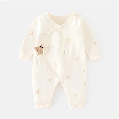 0-6M Newborn Baby Girl Boy Romper Cotton Print Infant Jumpsuit Casual Newborn Clothes For Girls Boys Spring Autumn Clothing New