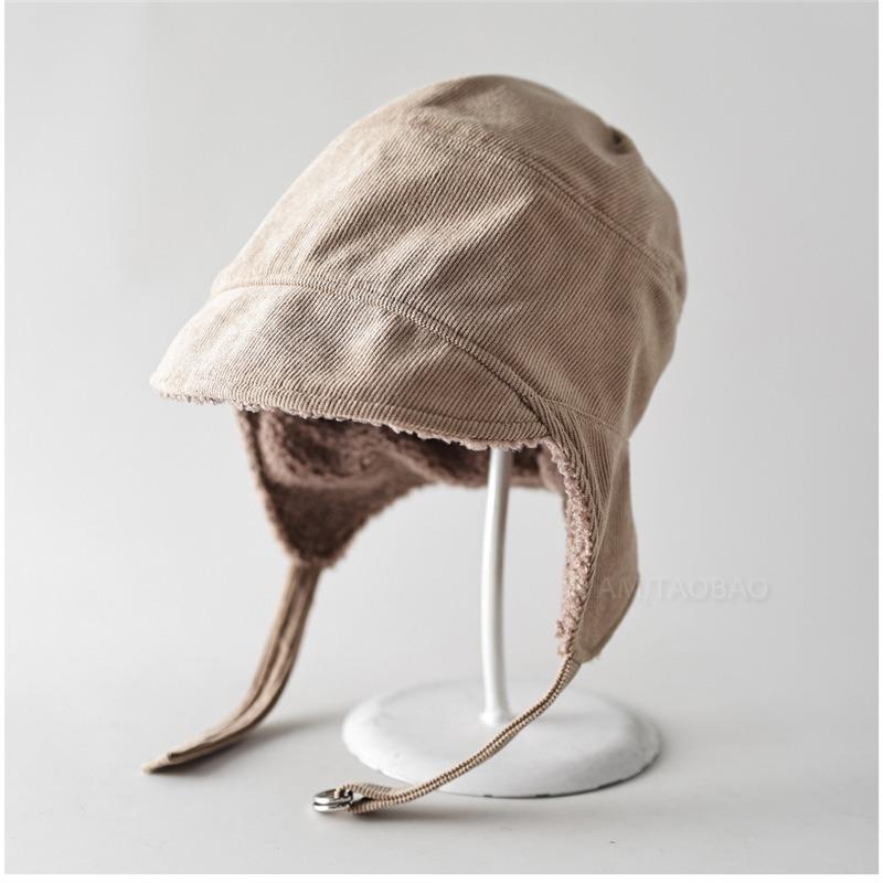 Unisex Double Sided Warm Casual Flight Cap With Ear Protection