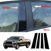 4Pcs Pillar Posts Window Molding Cover Trim Sticker for Toyota Tundra Crew Max Cab/Double Cab 2007-2020 Car Accessories