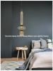 Nordic Modern Luxury Glass Chandelier for Living Room, Staircase, Restaurant, or Hotel