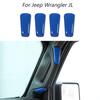 Inner A/B Pillar Grab Handle Decor Cover Trim For Jeep Wrangler JL JT 2018+ Blue