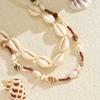 Bohemian Necklace Fashion Vacation Style Shell Necklace Women's Vintage Versatile Conch Stacked Accessories
