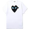 Comme des Garçons PLAY (WMNS) COMME Des GARCONS PLAY Emblem Heart T-Shirt 'White' Women's AZ-T087-051-1