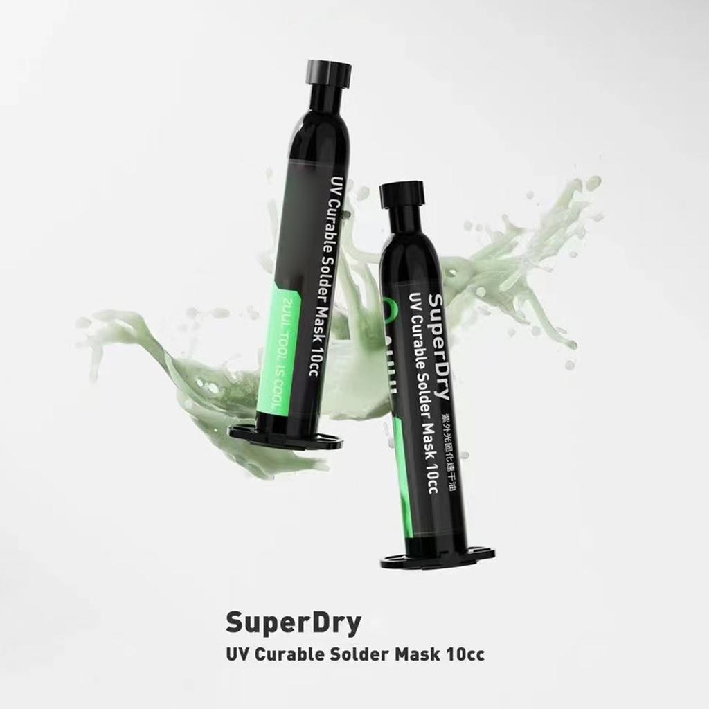 SC55 Hurtigtørkende Herdbar Loddemaske 10CC For Telefonreparasjon Hoppende Ledning Hurtigtørkende Herding SveisePastaer Fluks Olje Verktøy