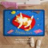 Cats Stage Party Oil Painting Art PVC Coil Doormat Cuttable Anti Slip Entrance DoorMat Dirt Sand Trapping Shoe Scraper Floor Rug
