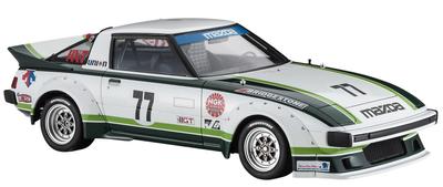 Hasegawa Mazda Savannah 1979 Portland CAR Model Plastikowy 20661 1/24 RX-7 (SA22C) Nr 77
