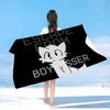 Boykisser Silly cartoon Microfiber Printed Beach Towel Mountain Climbing Yoga Beach Swimming Running Absorbent Soft Towel