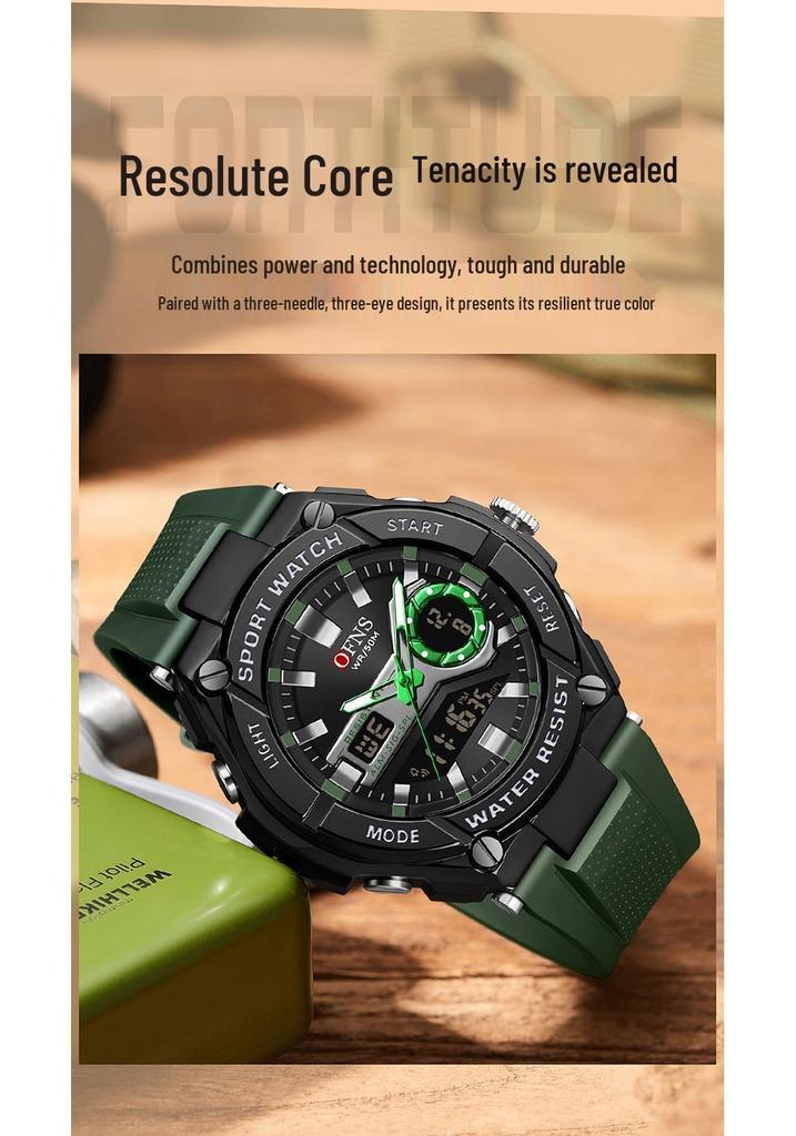 OFNS Trendy Multifunctional Sports Watch - Fashionable Electronic Student Watch