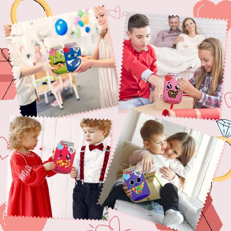 Party Favors Set Gift Exchange Glass Jar Cards And Candy Bags User Friendly Party Guest Gift For Guests Holiday Gift