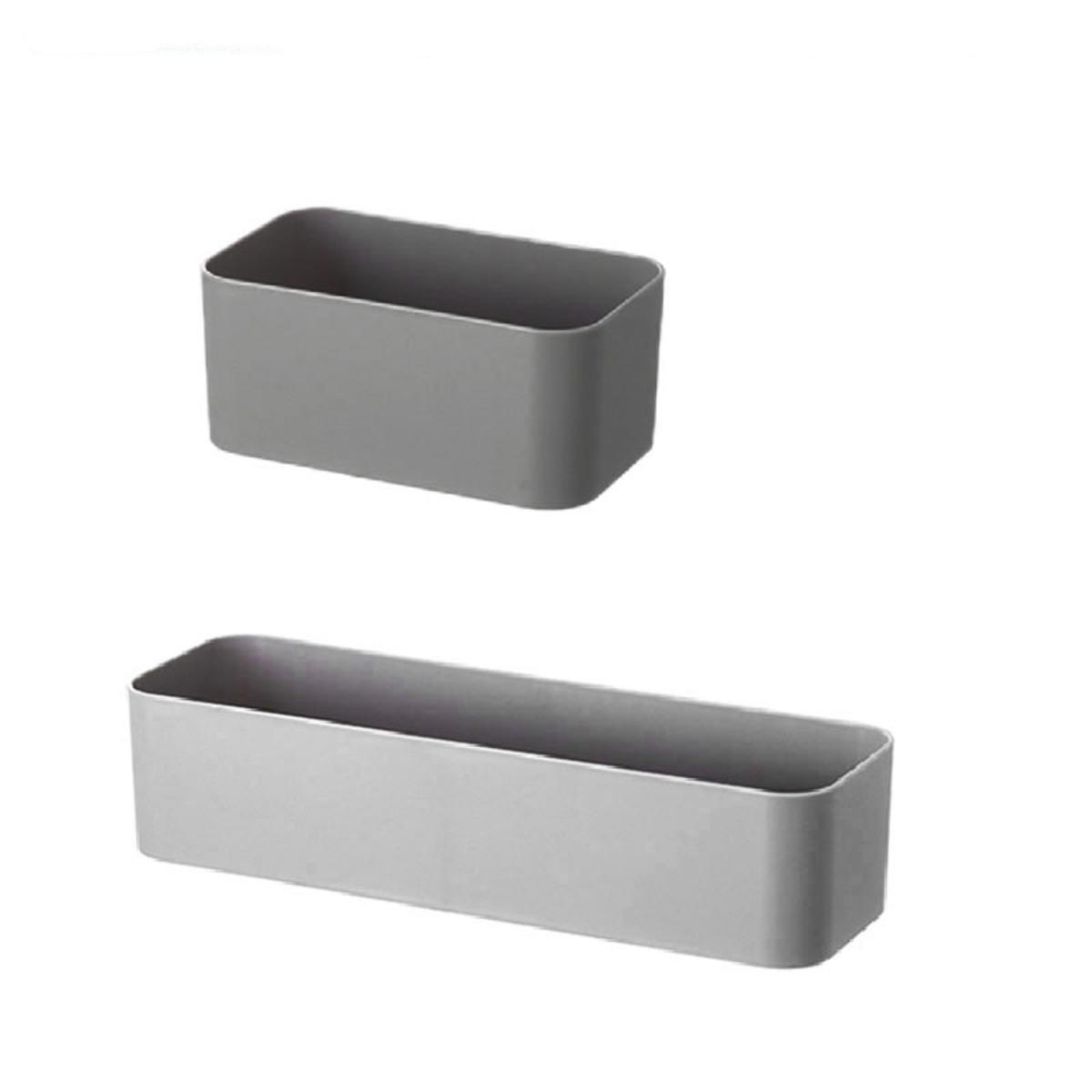 

Полка для ванной комнаты, органайзер без сверла, настенный стеллаж для хранения, угловые полки, держатель для шампуня из АБС-пластика для кухни серый