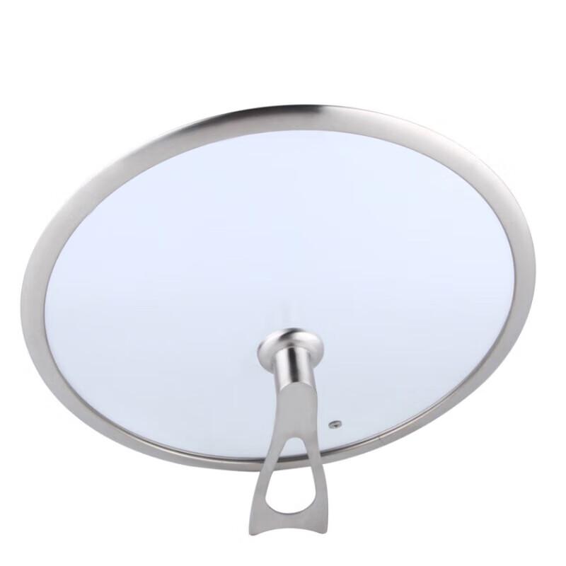 San Jia Long 3-Ply Stainless Steel Wok with Glass Lid, 30cm