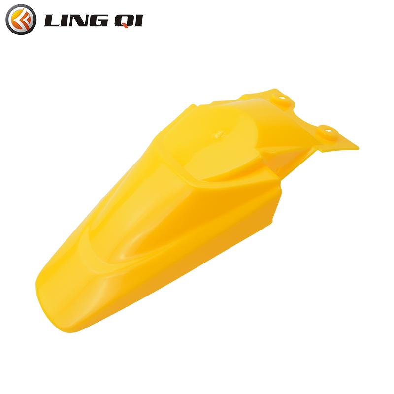 LINGQI Modified Plastic Rear Fender Fit To KLX 110 KX65 Pit Dirt Bike Mudguards Tail Fender Protector Guards for KLX110