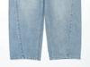 European & American Women's Mid-Waist Loose Barrel Jeans