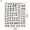 10 Pair Cartoon Crystal Eyes Stickers For Doll Eyes Accessories Anime Figurine Doll Face Organ Paster Eye Chips Paper