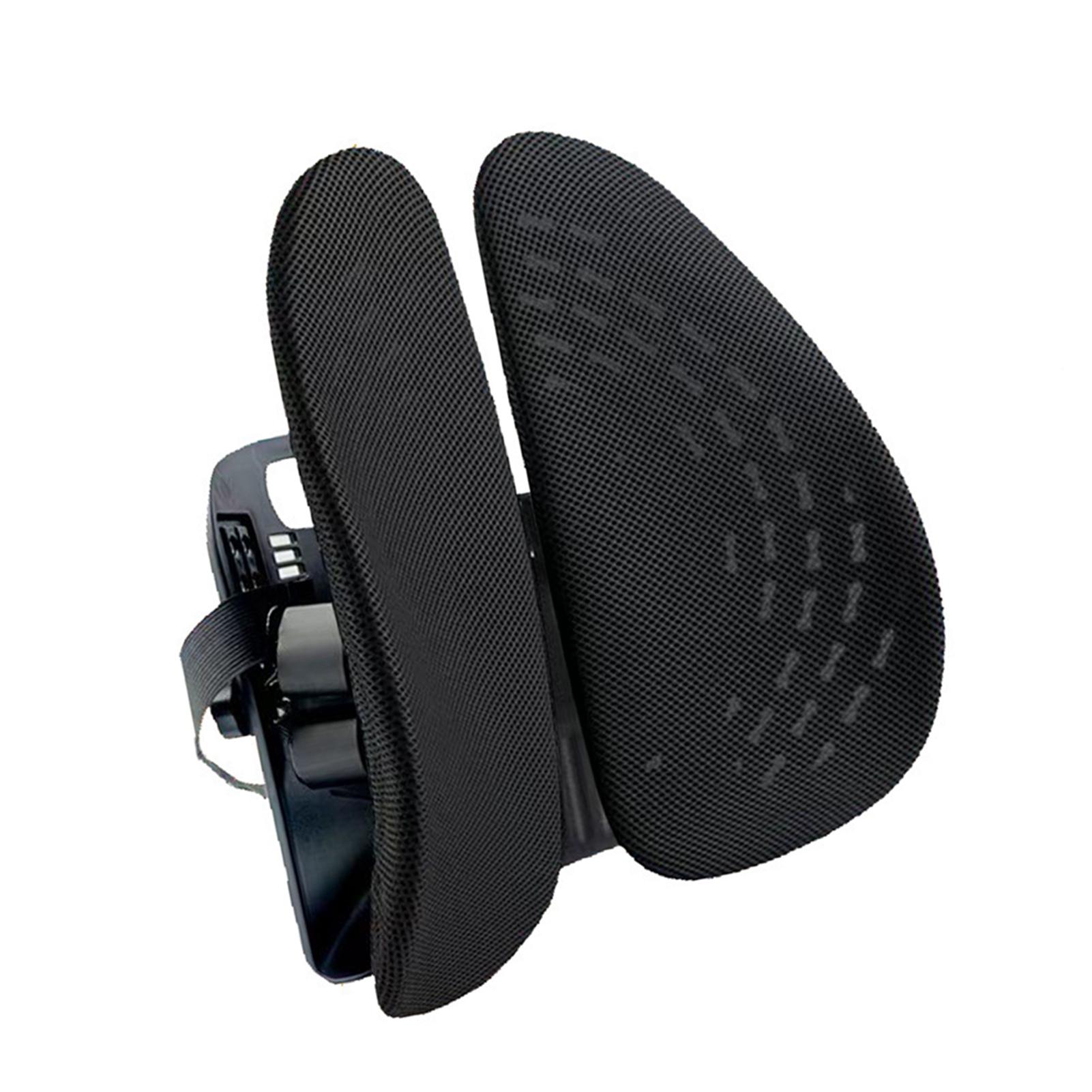 

Поддержка поясницы, поддержка спины стула, дышащая сетка, эргономичная, регулируемая, расслабляющая подушка для спины стула чёрный