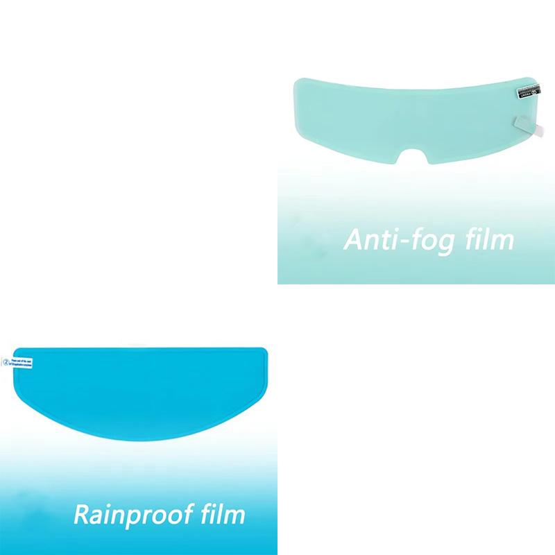 1/2pc Moto Helmet Anti-fog Film Rainproof Visor Helmet Membrane Universal Motorcycle Electric Helmet Waterproof Anti-fog GogglesSpeed Sensors 6
