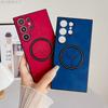 Applicable to Samsung S25u mobile phone case, new magnetic cloth pattern Elk note20 anti-drop cover feeling S24P all-inclusive