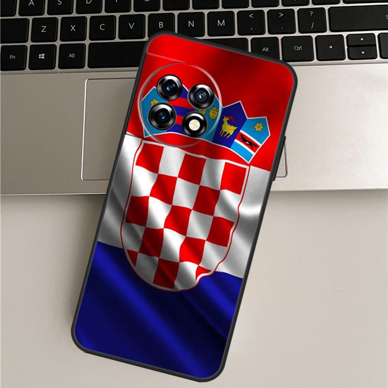 Croatia Flag Case For OnePlus Nord 5 CE 3 4 Lite N20 N30 OnePlus 15 R 13T 10T 9 Pro 11 12 13 12R 13R Cover