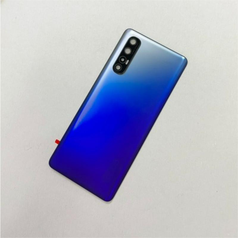 Rear Housing For OPPO Reno 3 Pro 5G PCRM00 CPH2009 Glass Battery Cover Repair Replace Back Phone Rear Case With Camera Lens