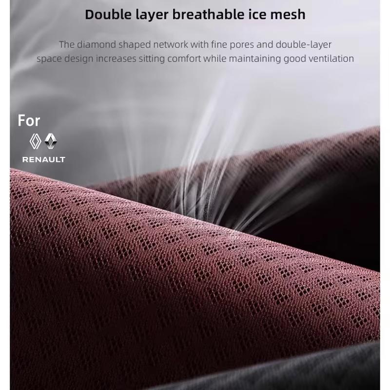 Subaru Car Seat Cushion Breathable Ice Silk Backrest Protect Mat Accessories For Outback BRZ WRX 2006 XV Forester Legacy Impreza VV333