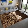 2025 Neuer Leopardenmuster Schleifen Teppich für Wohnzimmer Schlafzimmer Zuhause Sofadekoration, Kinderspiel Rutschfeste Bodenmatte91