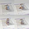 Lovely 3D Flocked Otter Pendant Keychain Cute Cartoon Backpack Charm  Animal Keyring Bag Hanging Decoration Accessories