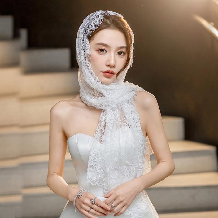 Indoor Outdoor Wedding Veils Breathable Lace Tulle Special Occasion Veils  for Bachelorettes Party