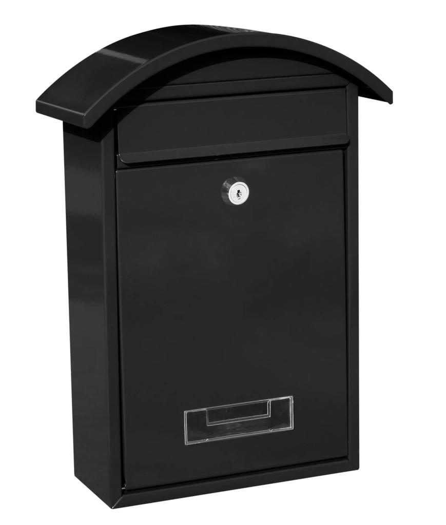 Metal Wall Mailbox Large Capacity Lockable Mailbox Weather-Resistant Wall Mounted Postbox Mailbox Key Lock Drop Box For Home