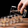 12pcs Sets 15ml Shot Glass Classic Small Baijiu Cup Bar High End Transparent Drinkware Bullet Cup 100ml Decanter Wine Dispenser