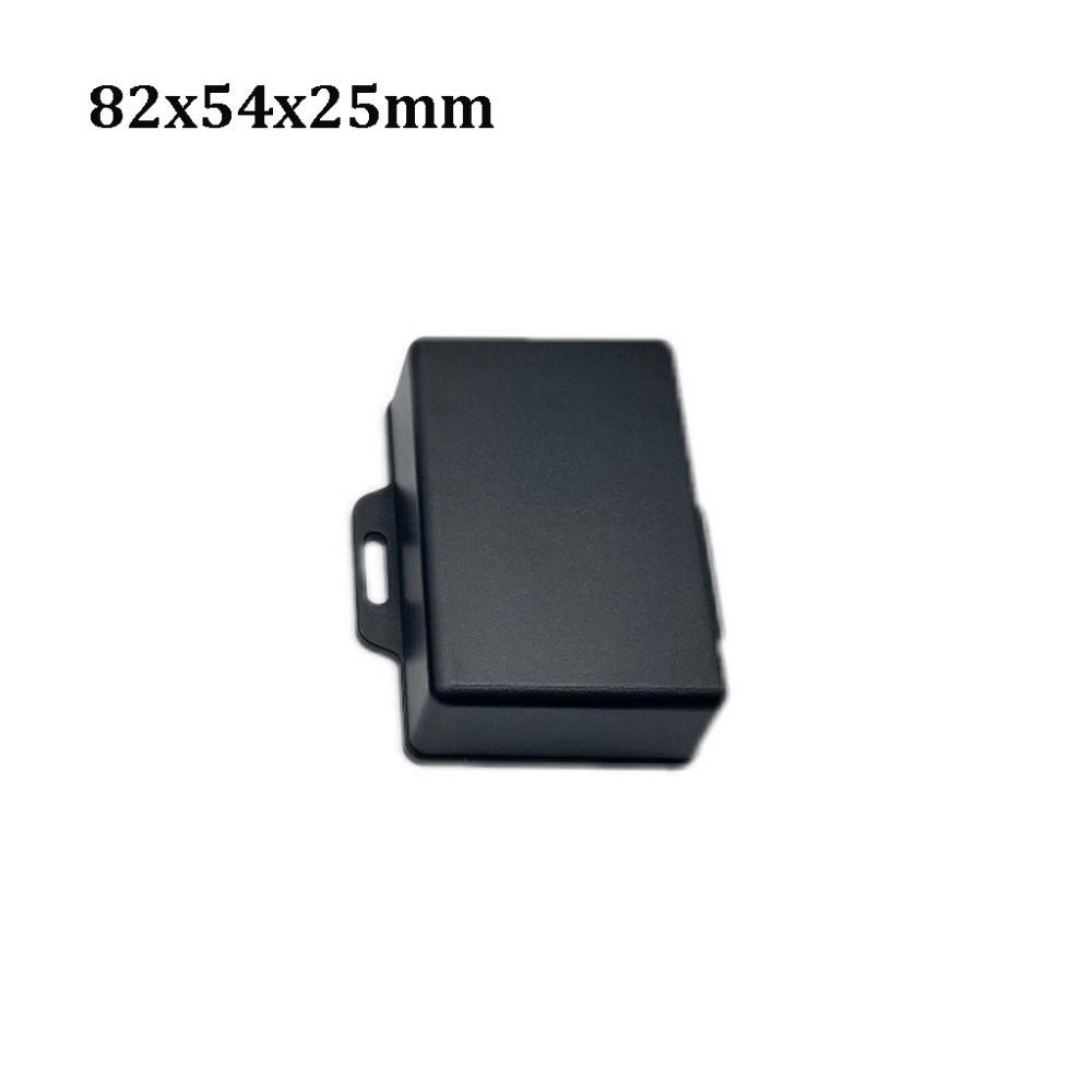 Waterproof Project Enclosure Boxes with Ear Black Storage Case ABS Plastic 6 Styles PCB Board Shell Electronic Supplies