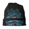 Nekomancer Cat Skullies Beanies Caps For Unisex Women Unisex Cool Winter Warm Knitted Hat Adult Satanic Gothic Witch Bonnet Hats