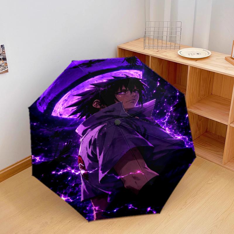 1PC NARUTO Automatic Umbrella - Suitable Travel Outdoor Portable Umbrella Birthday Gift Daily Essentials