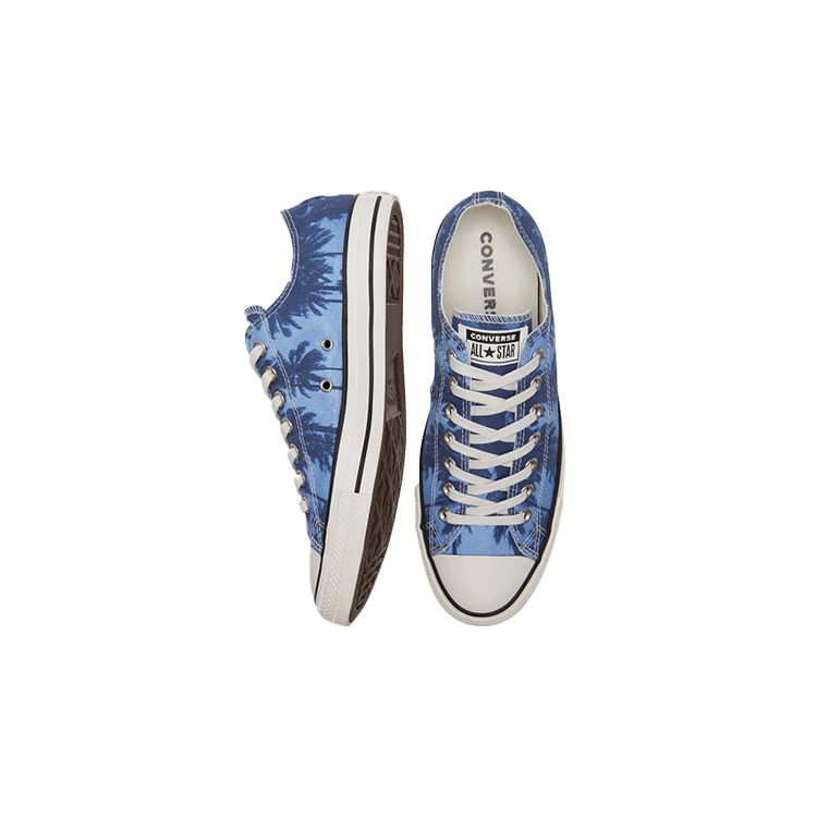Converse Chuck Taylor All Star Vintage Versatile Low Top Canvas Shoes Unisex Sneakers Blue 171299C