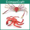 Реалістична дитяча модель морської тварини Краб з величним Королівським крабом та Павукоподібним крабом