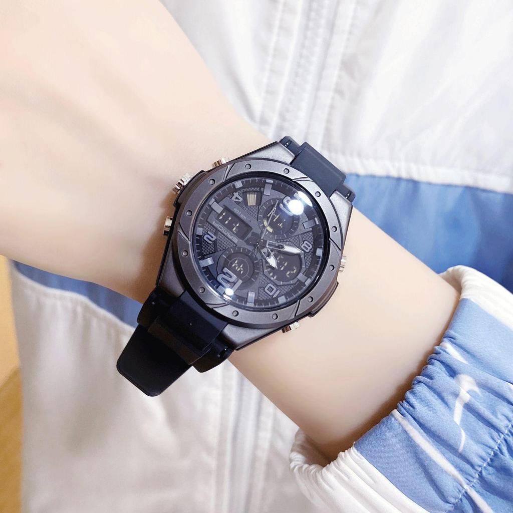 Sportovní svítivé vodotěsné multifunkční elektronické hodinky pro dospívající dívky