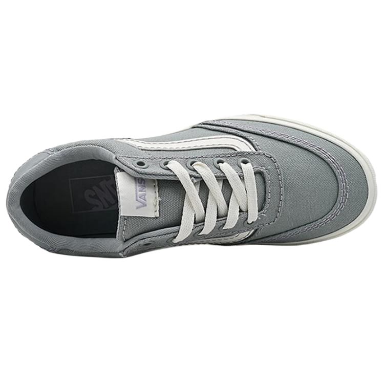 Vans Brooklyn Ls Trendy Versatile Low-Top Skate Shoes Women sneaker Gray VN000D7UTTN