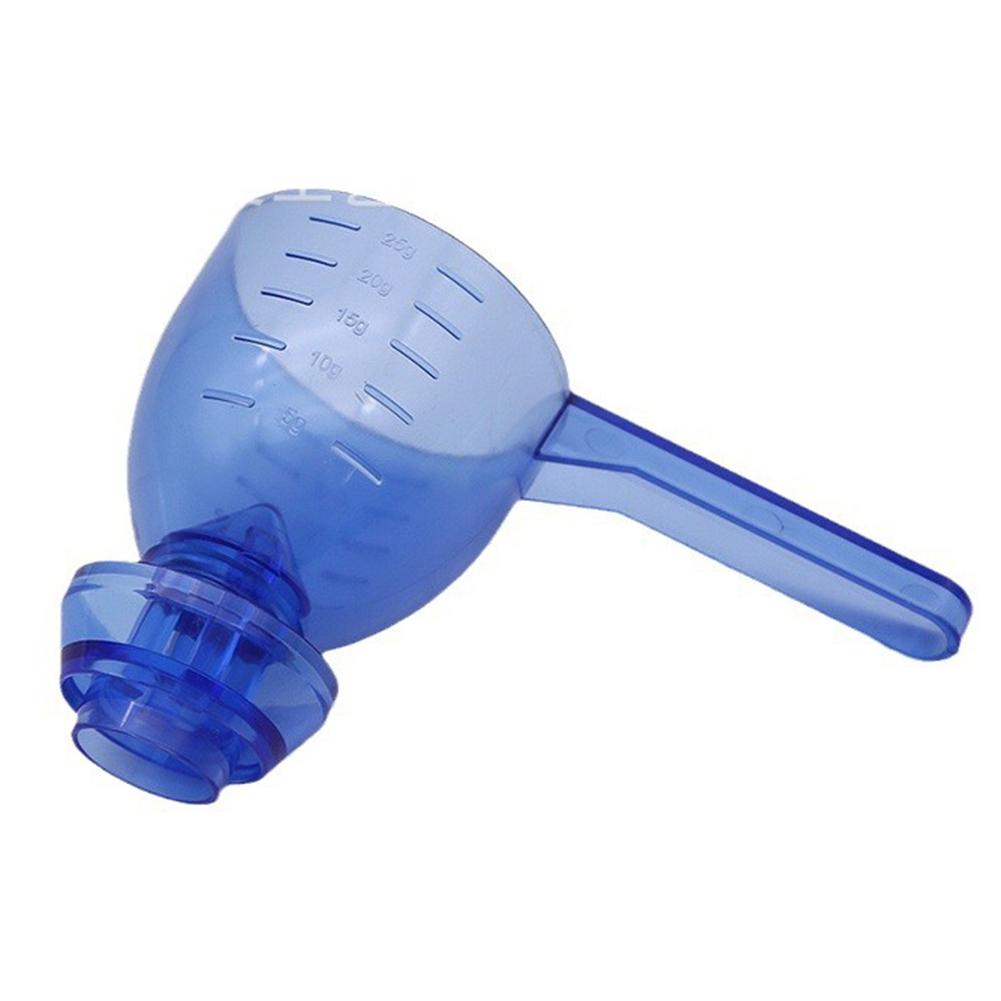 Portable Measuring Scoop With Scale Multi-Purpose Long Handle Powder Funnel Anti-Overflow Measuring Scoops Kitchen Baking Tools