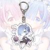 Keychain Zero Starting Life In Another World Collectible Exquisite Japanese Anime Rem Keyring for Kids Gift