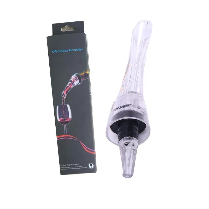New Magic Wine Decanter Red Wine Aerating Pourer Spout Decanter Wine Aerator Quick Aerating Pouring Tool Pump Portable Filter