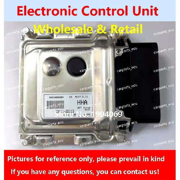 39103-2B002 KS3/39117-2B700 E14A/39124-2B500 B610 For Hyundai Elantra Rena Car Engine Computer Board/ECU/ME17.9.11 39111-2B113 39103-2B002
