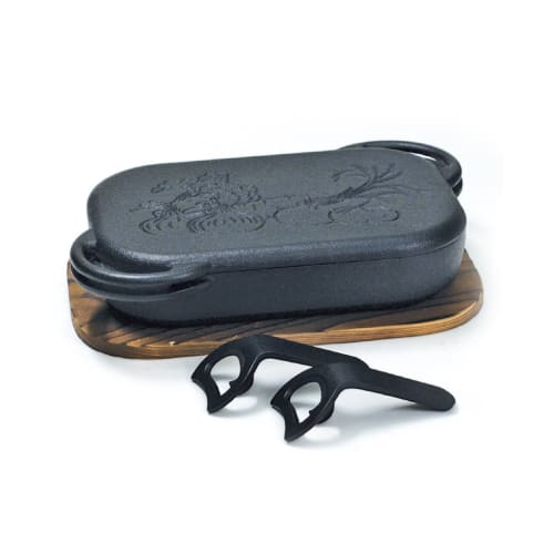

Nanbu Iron Oven Grill Pan (IH & Gas Compatible) H-400