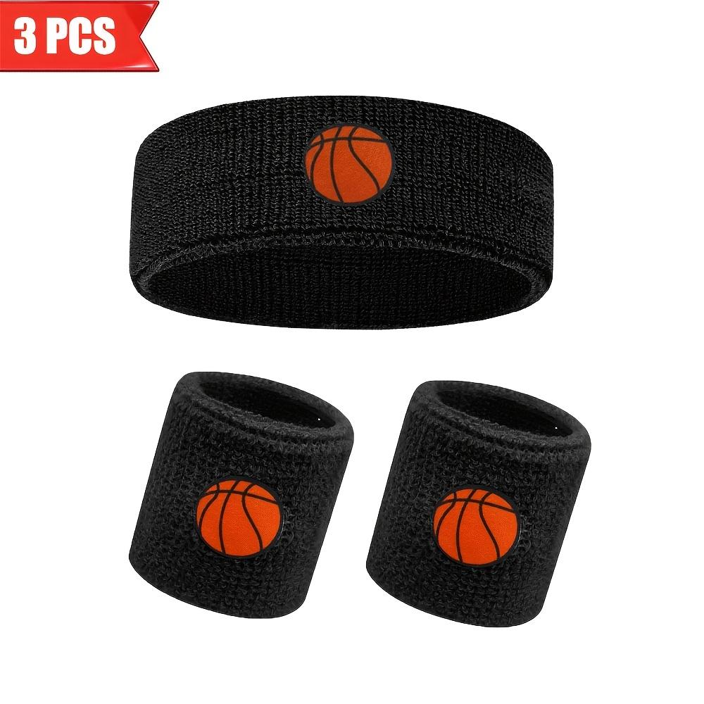 3pcs Headband And Wristband Set, Suitable for Basketball, Football, Running, And Other Sports, High Elasticity, Breathable, Comfortable