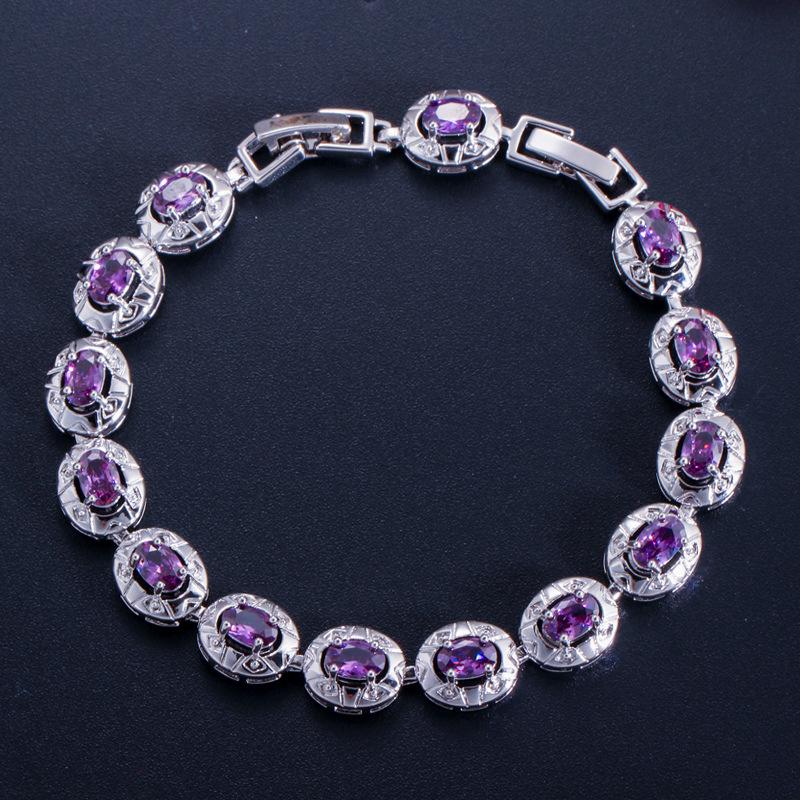 Li Ying Dámský náramek s křišťály zirkonu - Perfektní dárek k narozeninám, Trendy a elegantní šperk